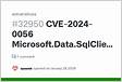 Microsoft Security Advisory CVE-2024-0056 Microsoft.Dat